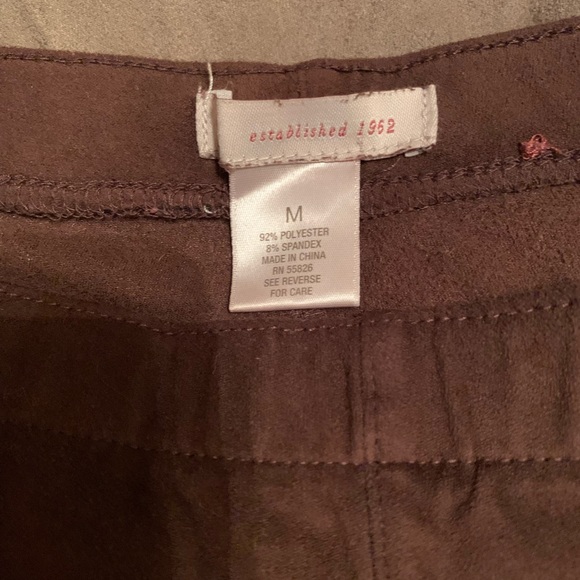 Dress Barn Faux Suede Leggings - Picture 11 of 12